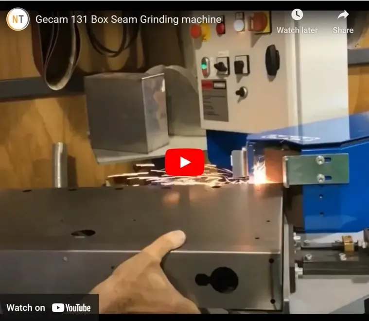 weld seam sanding machine